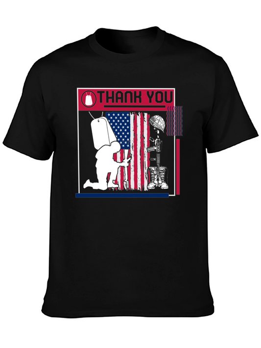 Camiseta de Agradecimiento Militar Estadounidense