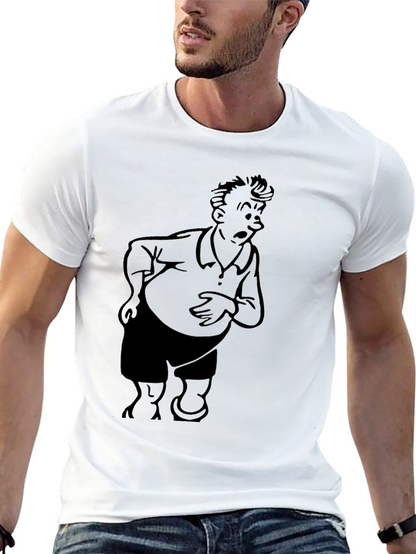 Camiseta Negra con Dibujo Animado