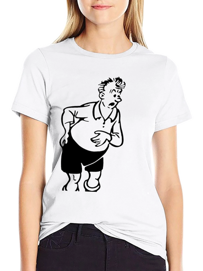 Camiseta Negra con Dibujo Animado