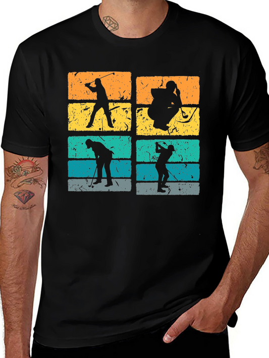 Camiseta Retro Golfista: Estilo Vintage en Algodón Suave