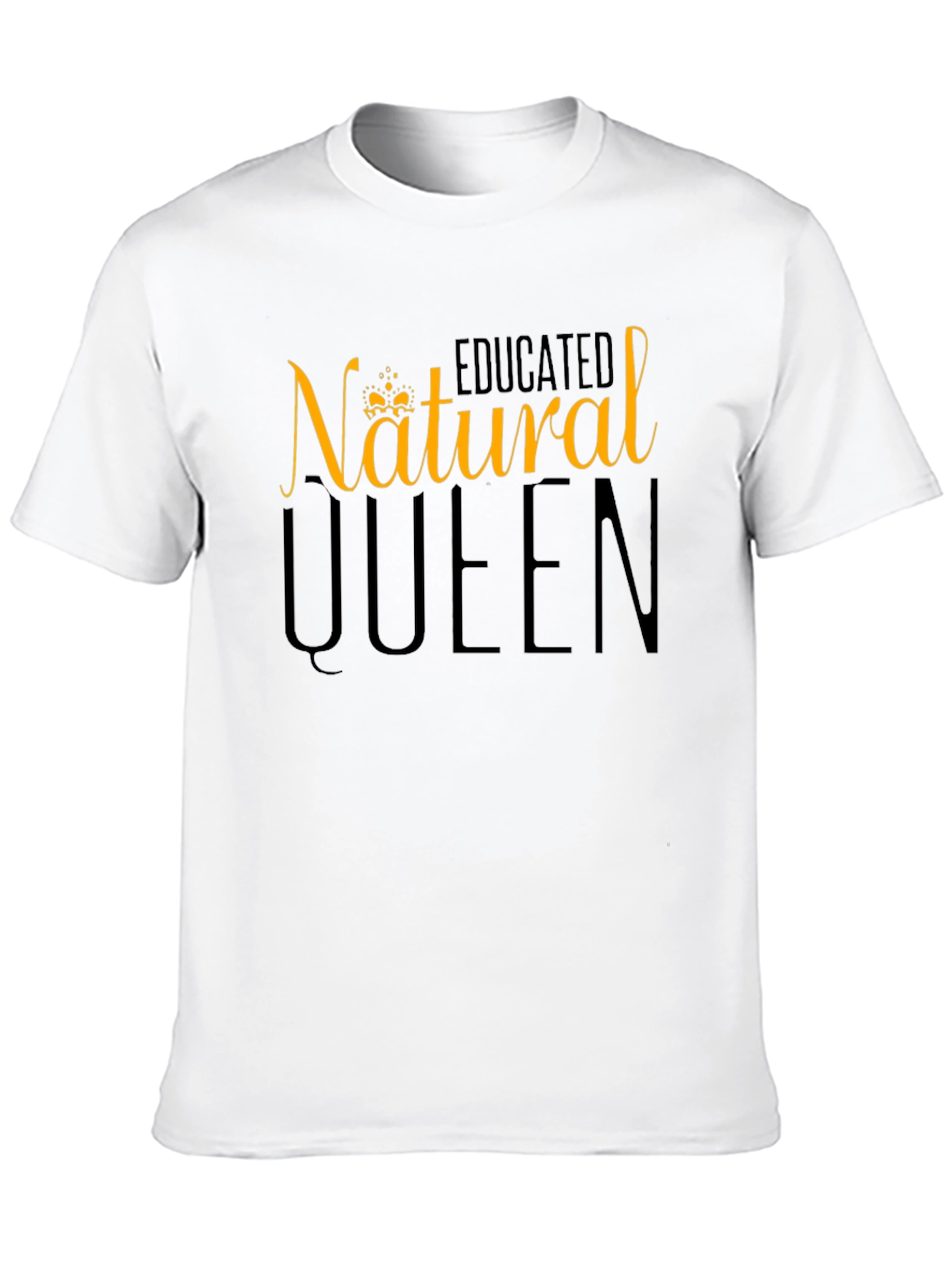 Camiseta Negra Natural Queen
