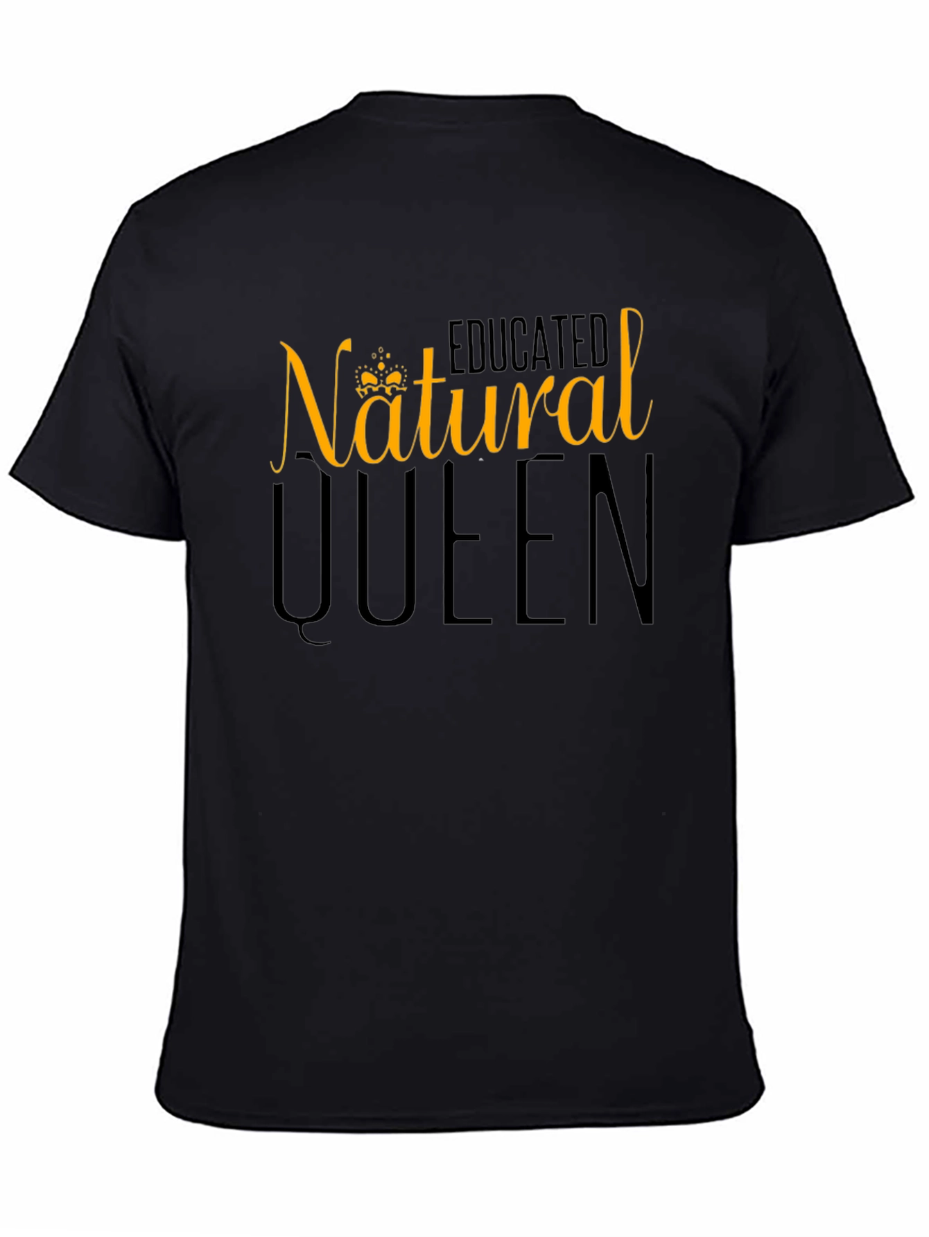 Camiseta Negra Natural Queen