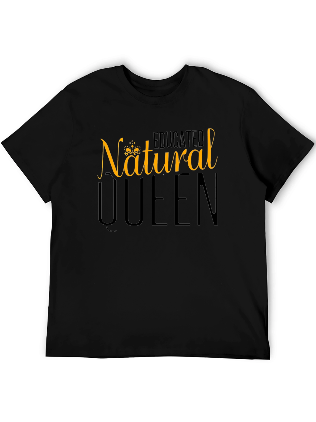 Camiseta Negra Natural Queen