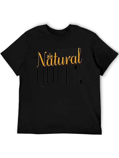 Camiseta Negra Natural Queen