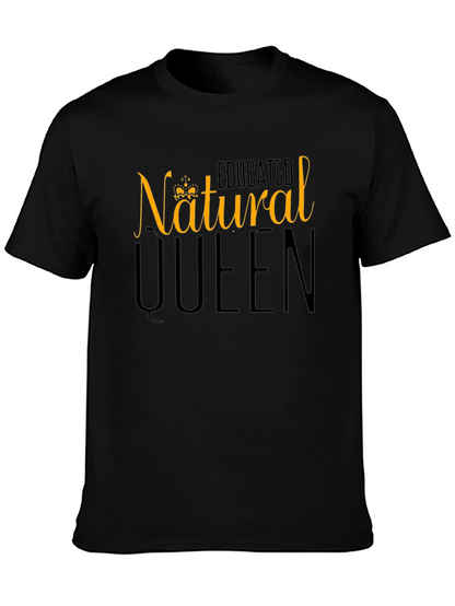 Camiseta Negra Natural Queen