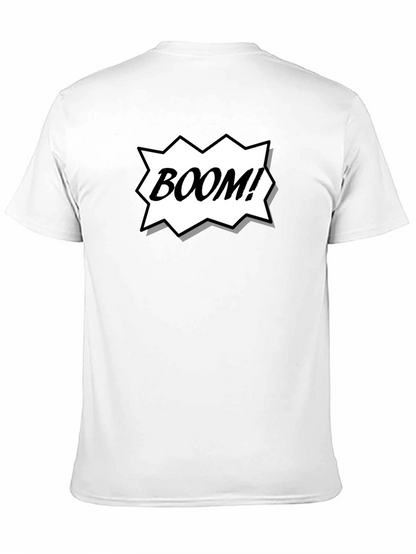 Camiseta Negra Estilo Cómic ¡BOOM!