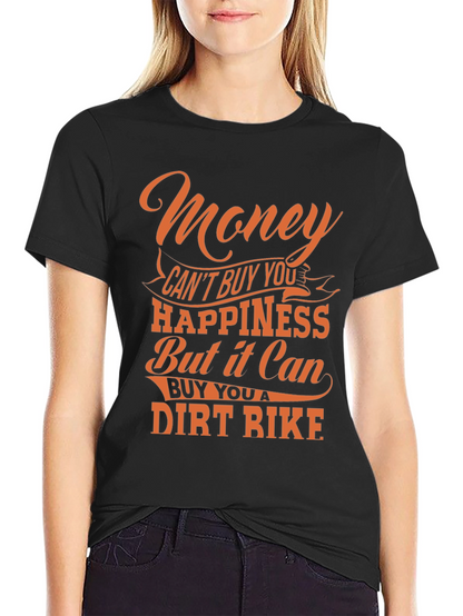 Camiseta Negra - Felicidad & Motos