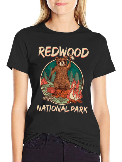 Camiseta Negra Redwood National Park