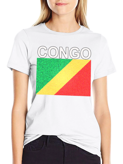 Camiseta Congo Bandera Diseño Único