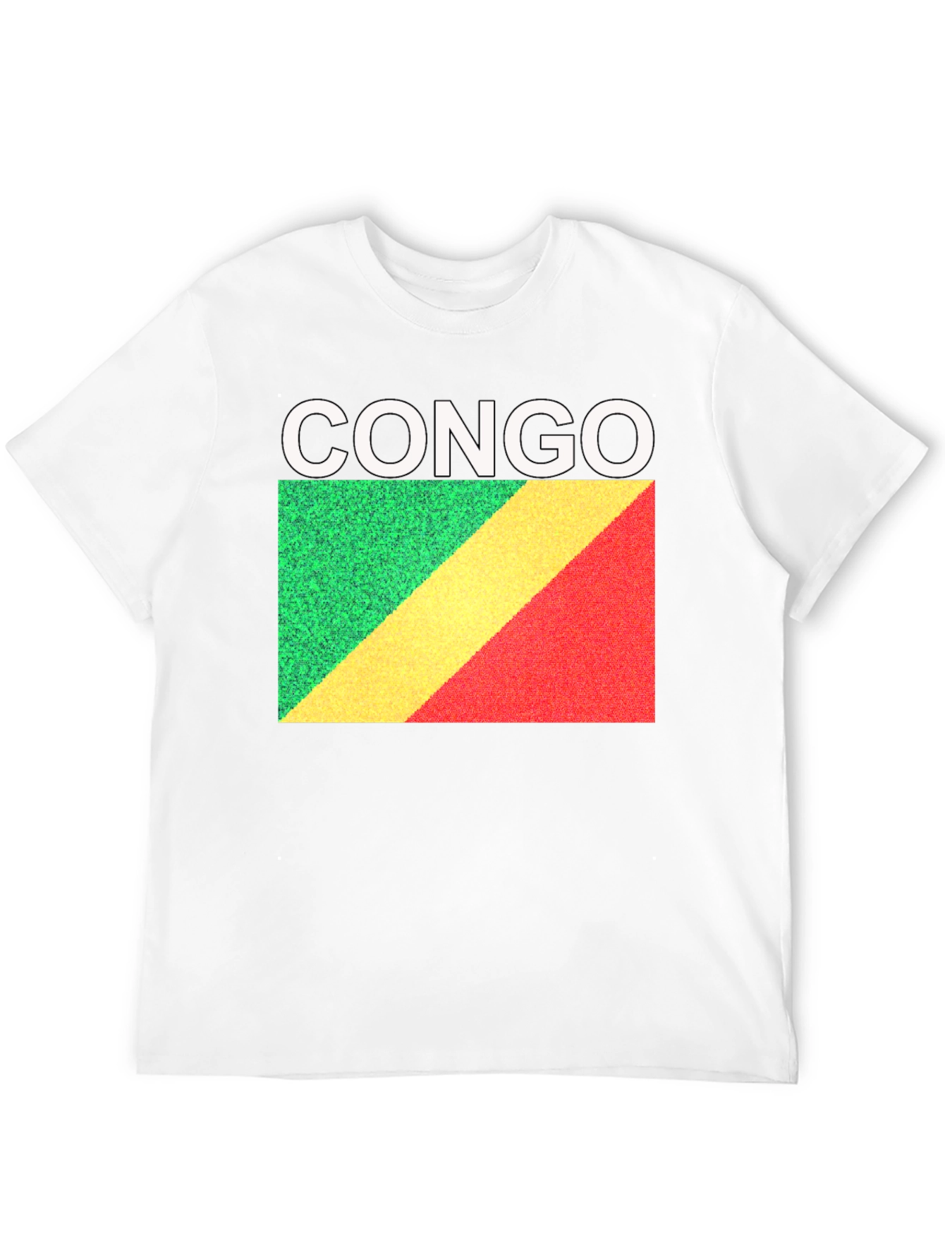 Camiseta Congo Bandera Diseño Único