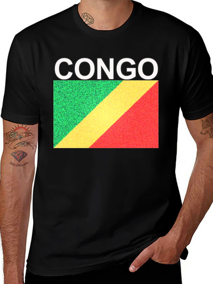 Camiseta Congo Bandera Diseño Único