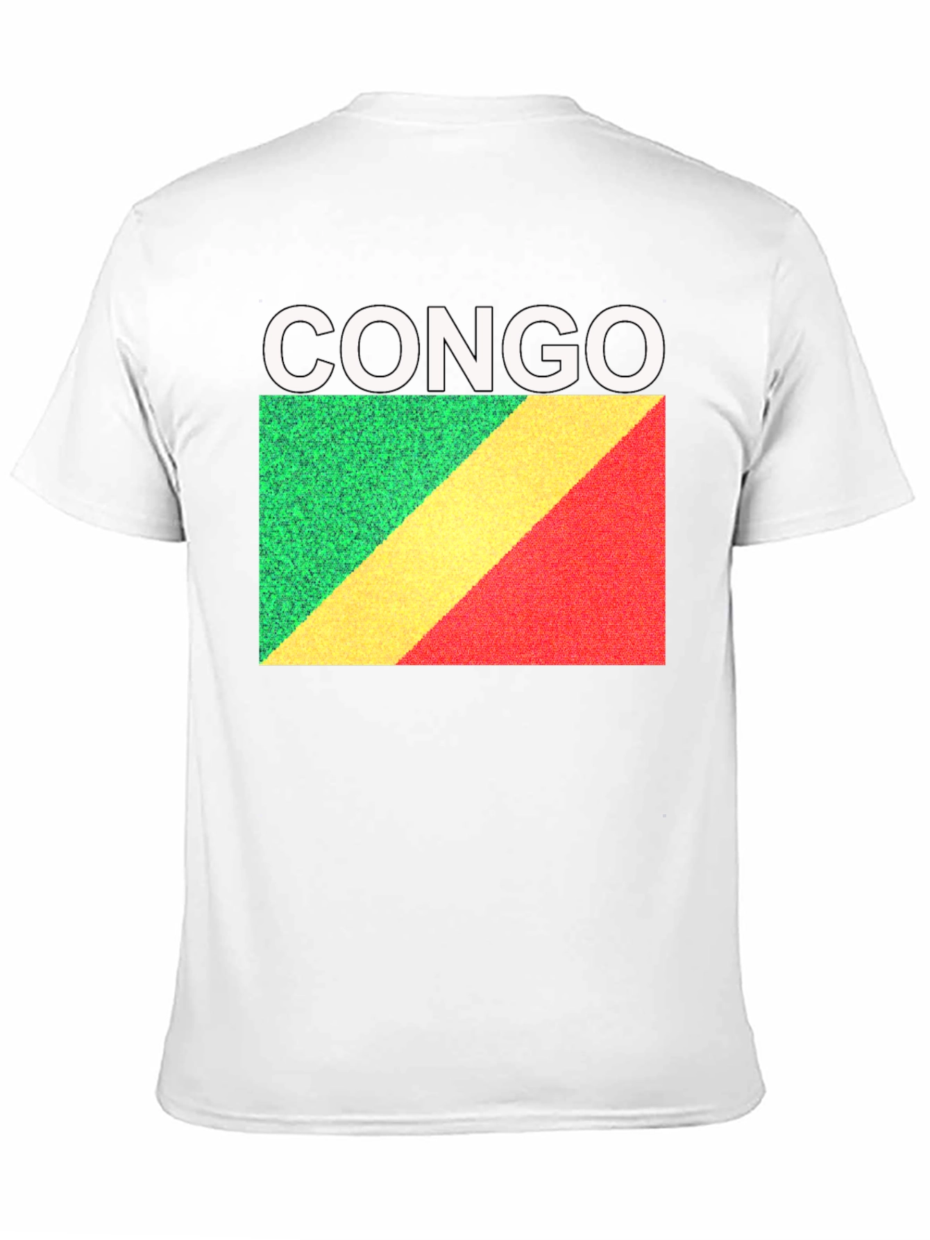 Camiseta Congo Bandera Diseño Único
