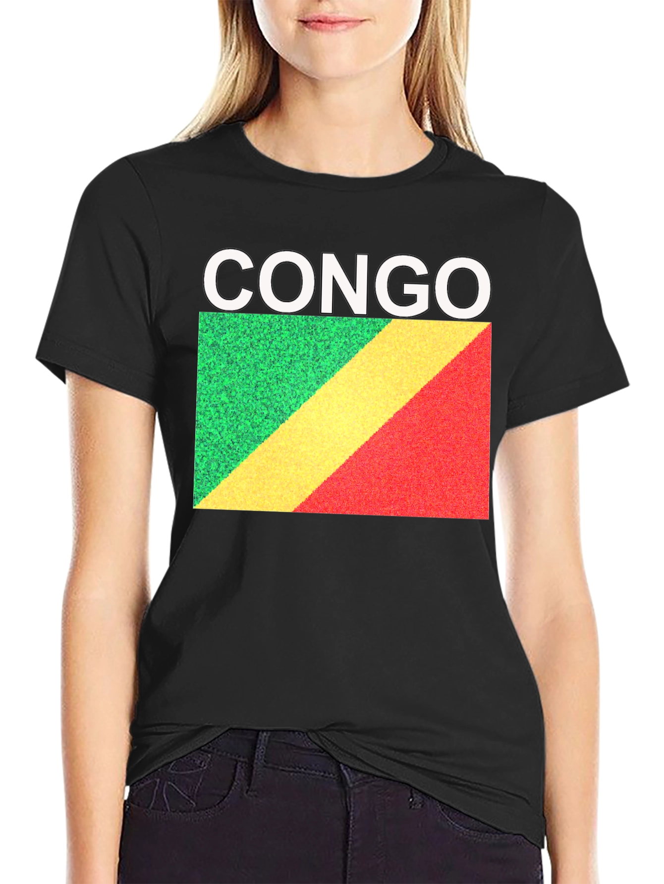 Camiseta Congo Bandera Diseño Único