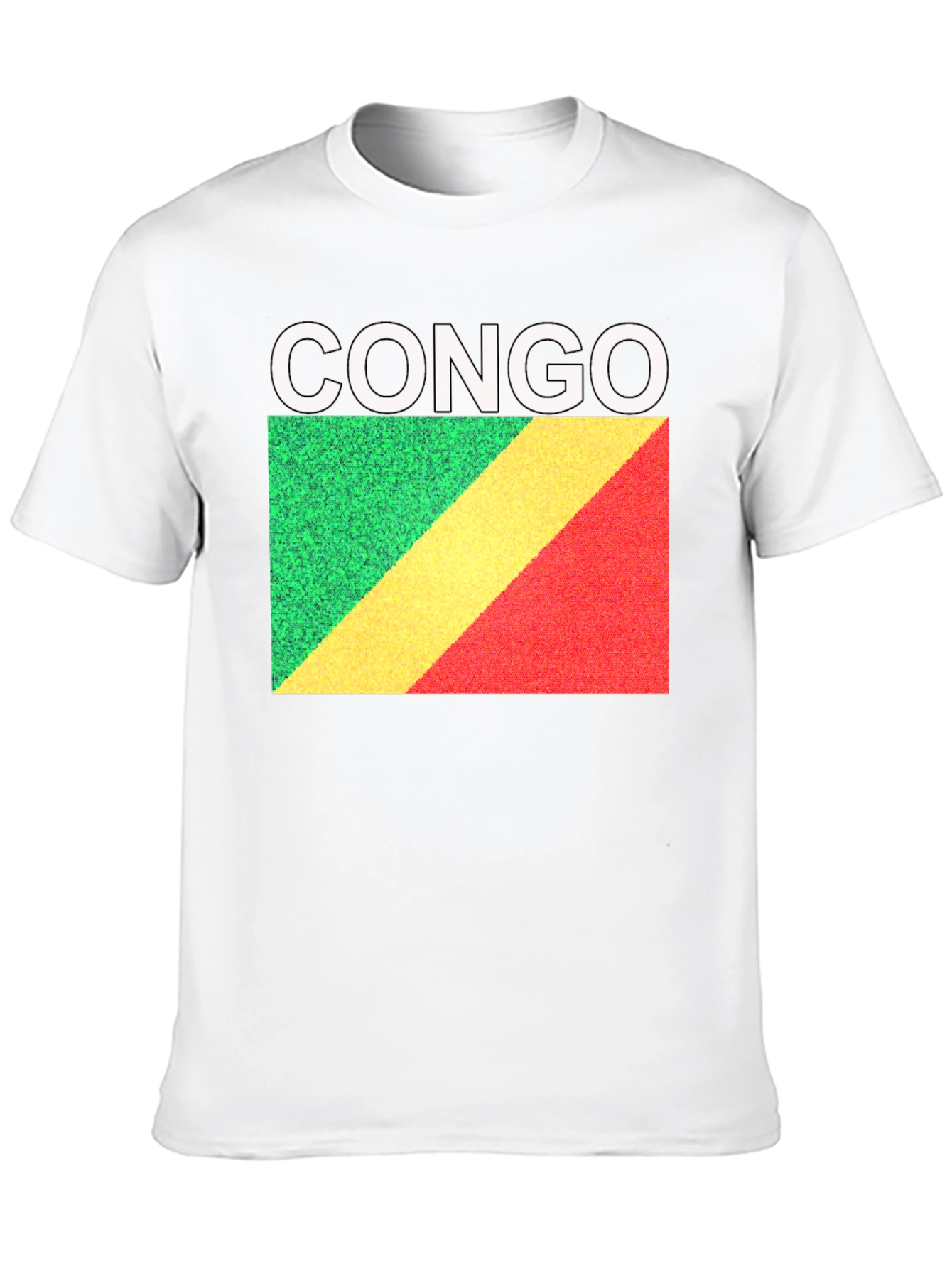 Camiseta Congo Bandera Diseño Único