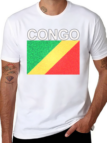 Camiseta Congo Bandera Diseño Único