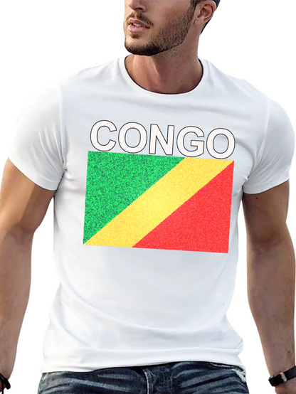 Camiseta Congo Bandera Diseño Único