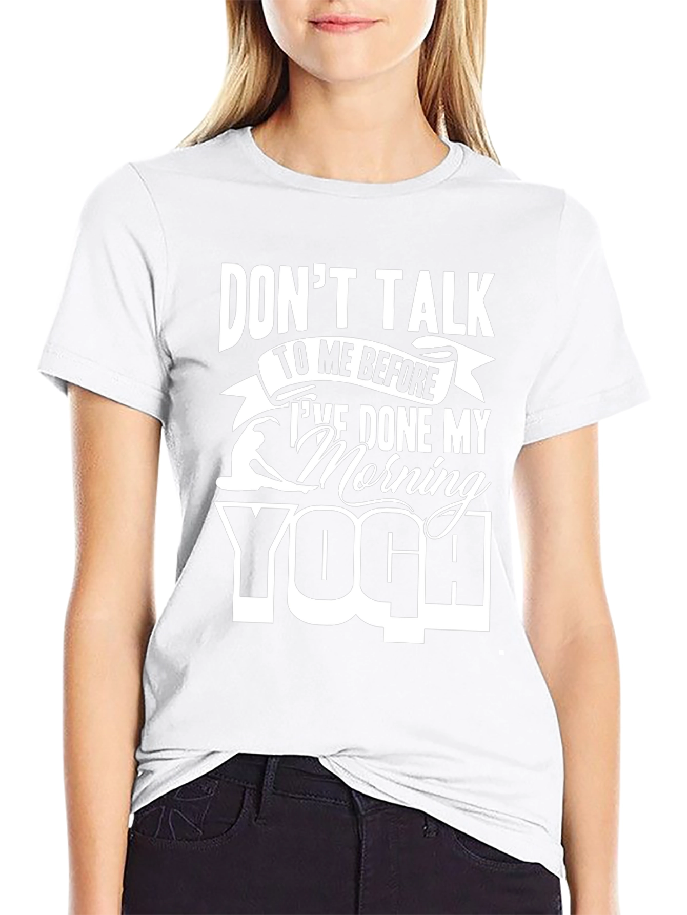 Camiseta Yoga Mañanera - No Me Hables!