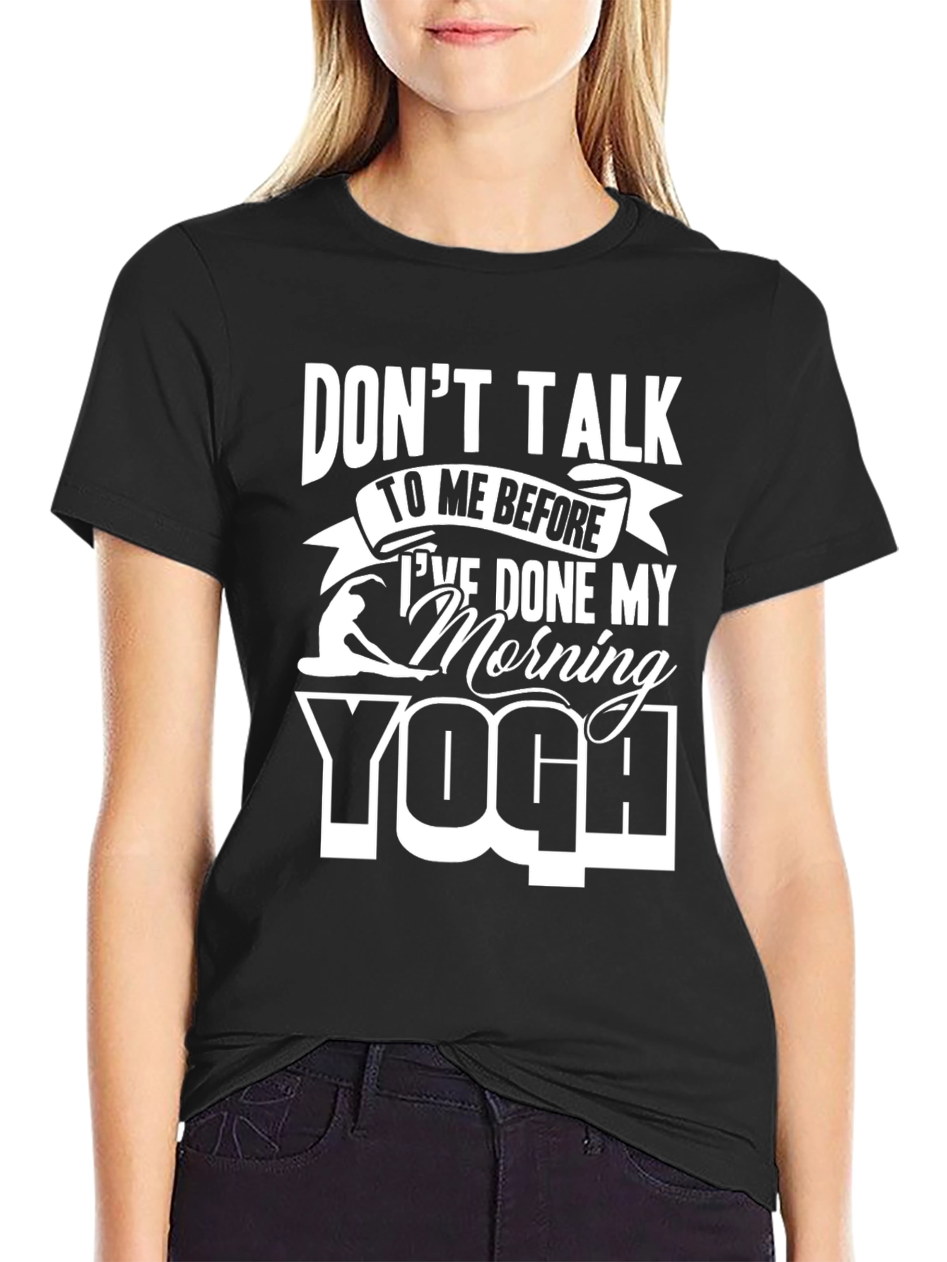 Camiseta Yoga Mañanera - No Me Hables!