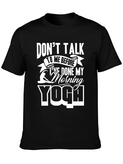 Camiseta Yoga Mañanera - No Me Hables!