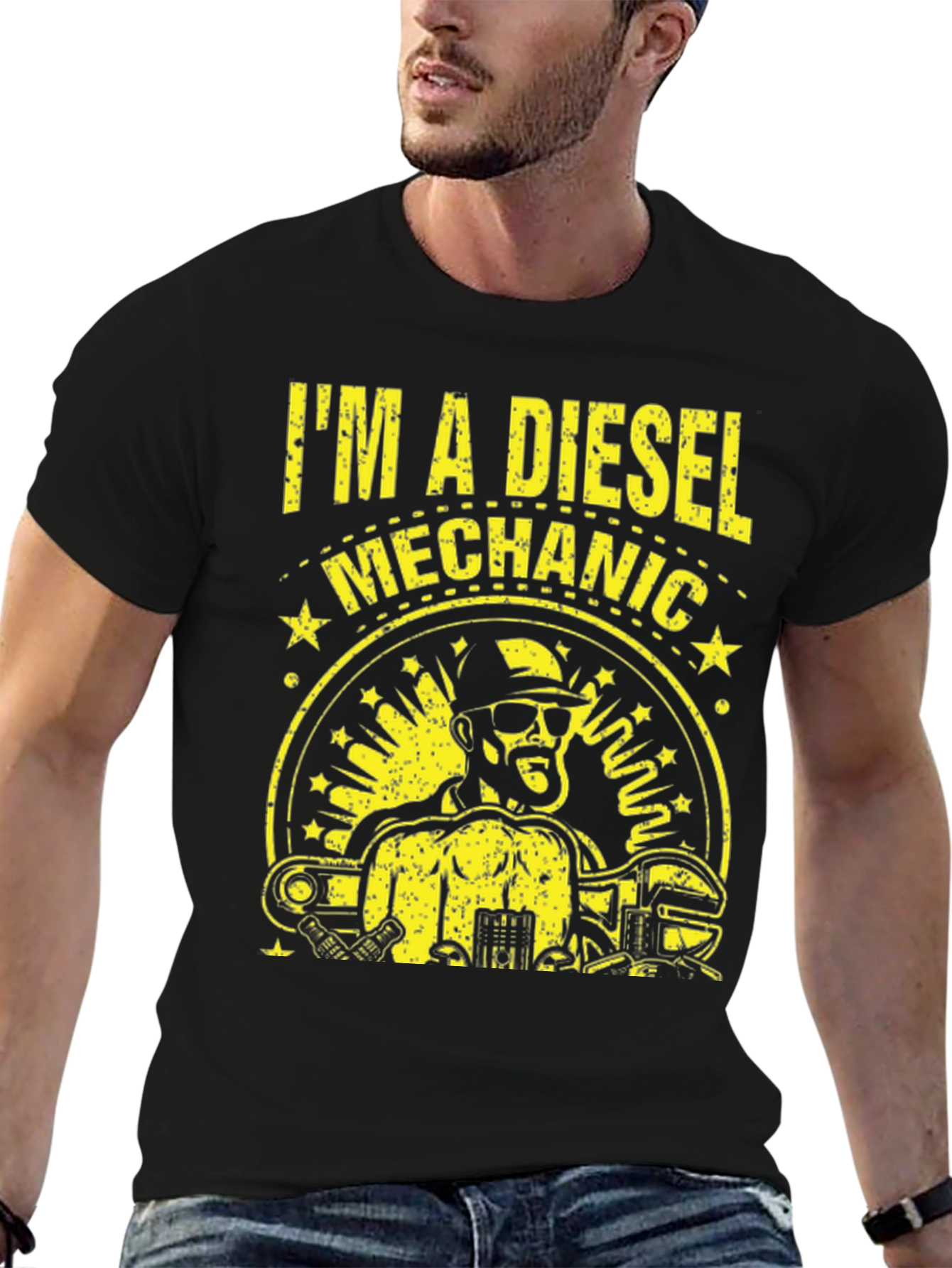 Camiseta Mecánico Diésel - Diseño Único