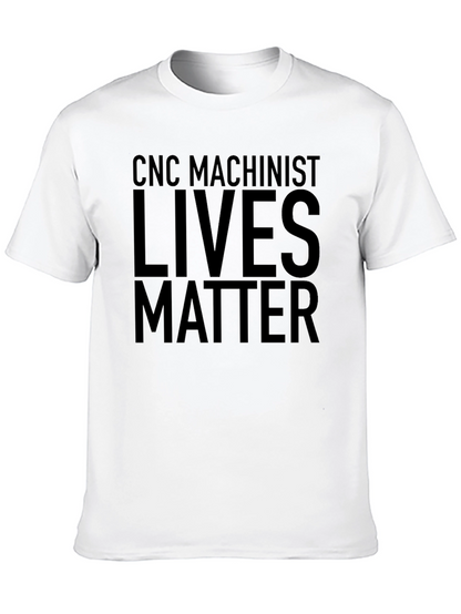 Camiseta Negra CNC Machinist Lives Matter