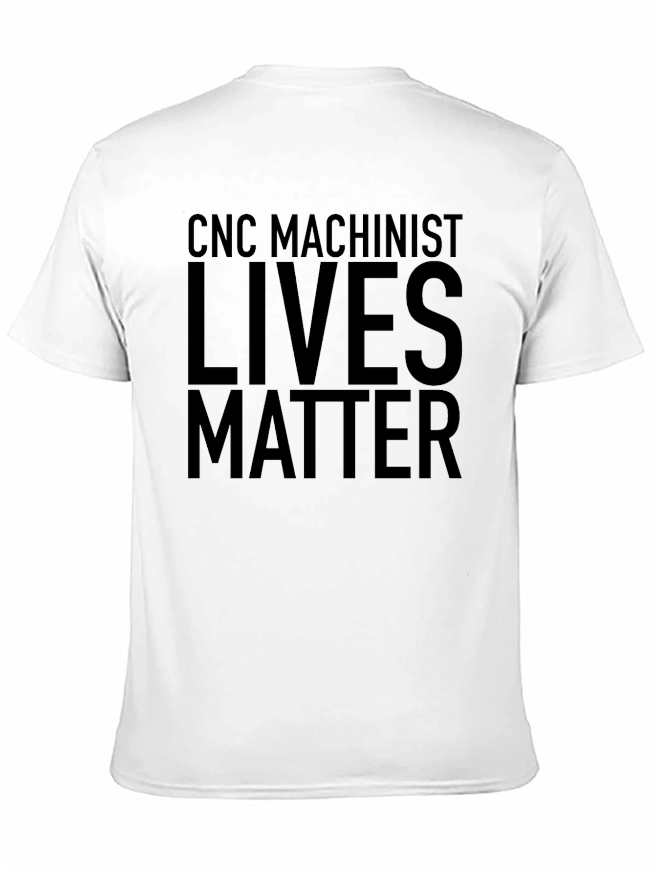 Camiseta Negra CNC Machinist Lives Matter