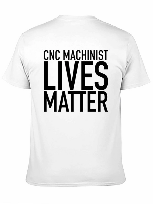 Camiseta Negra CNC Machinist Lives Matter