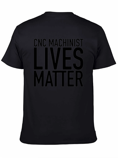 Camiseta Negra CNC Machinist Lives Matter