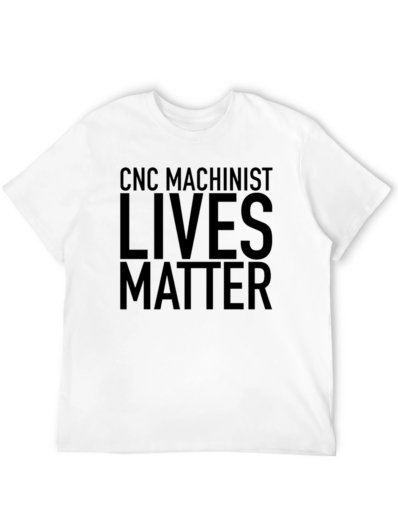 Camiseta Negra CNC Machinist Lives Matter