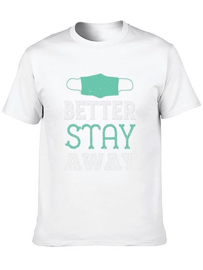 Camiseta Negra Mejor Mantente Alejado