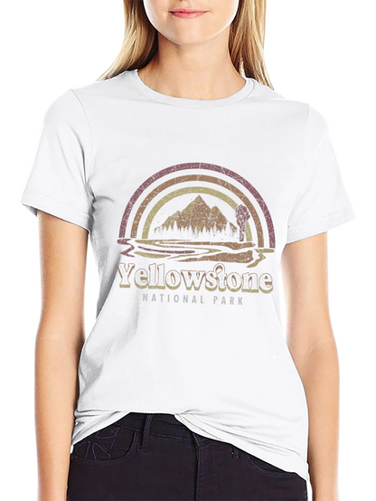 Camiseta Yellowstone National Park Retro