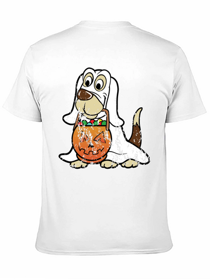 Camiseta Halloween Perro Disfraz Fantasma