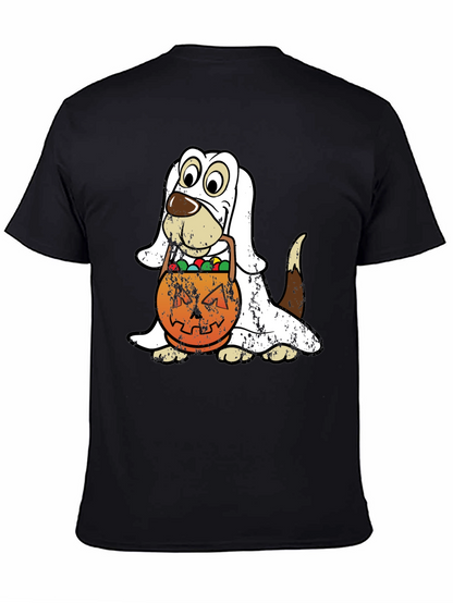 Camiseta Halloween Perro Disfraz Fantasma