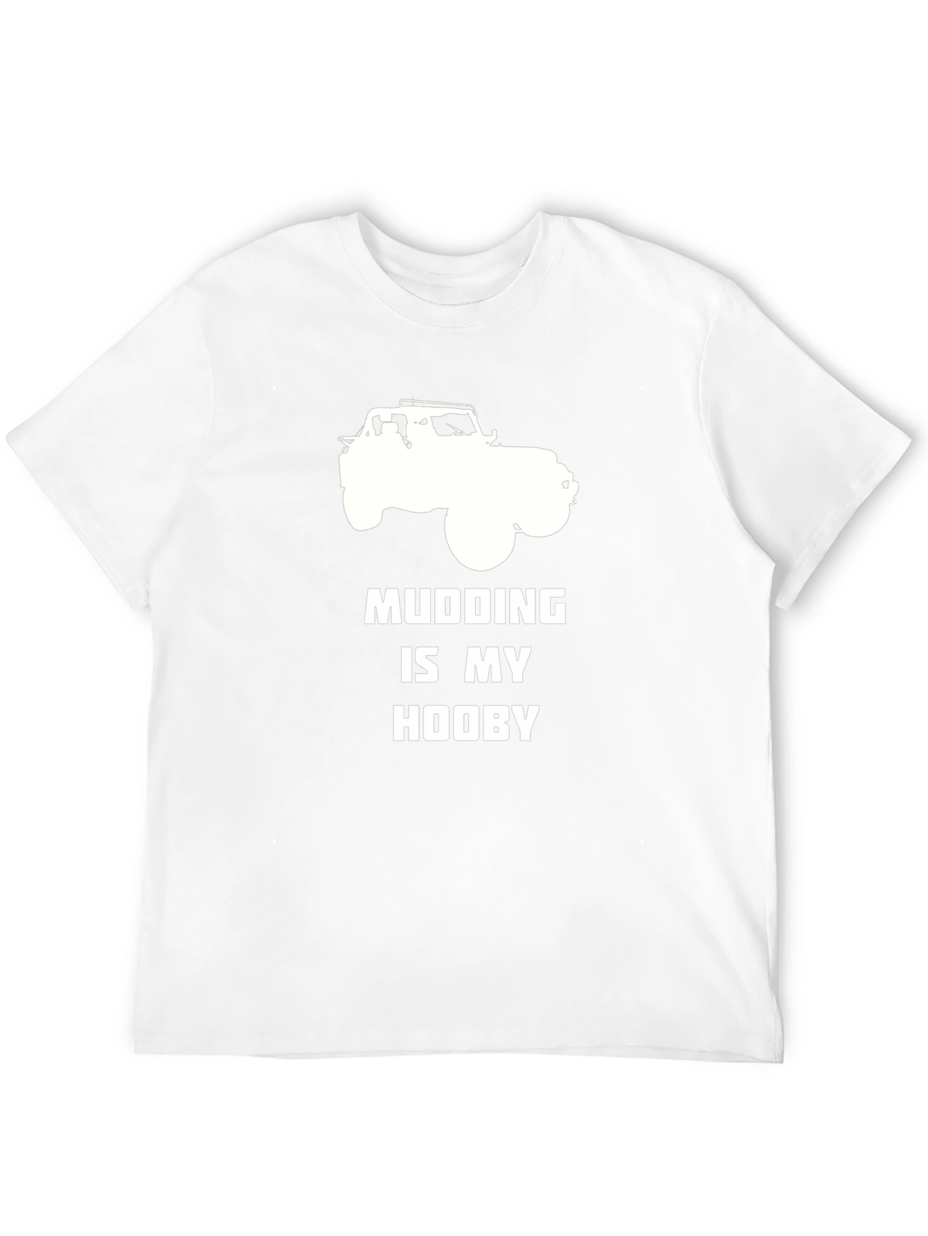 Camiseta Negra Mudding is My Hooby