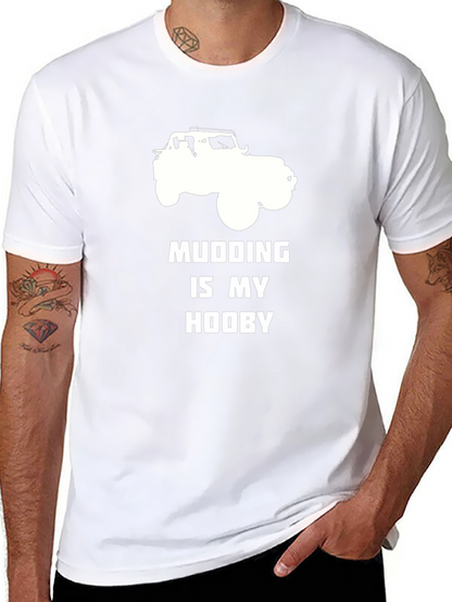 Camiseta Negra Mudding is My Hooby