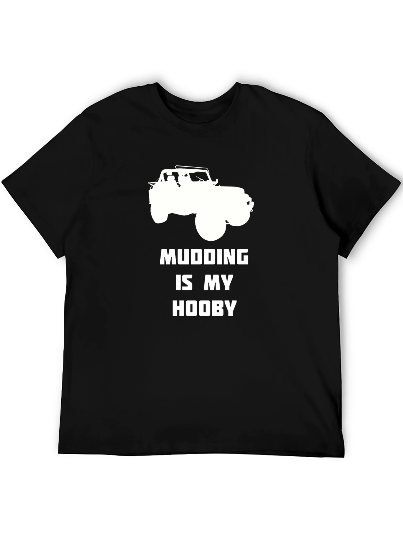 Camiseta Negra Mudding is My Hooby