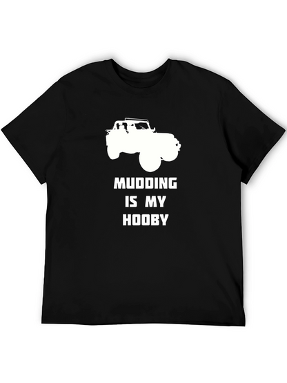 Camiseta Negra Mudding is My Hooby