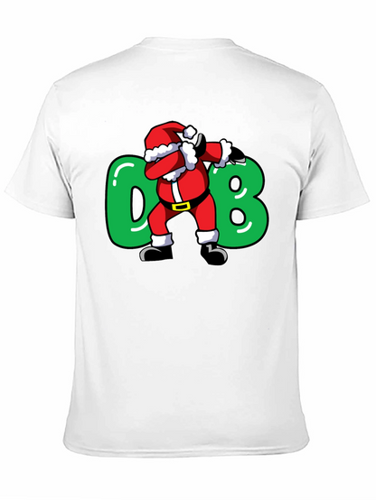 Camiseta Negra Navideña Santa Dab
