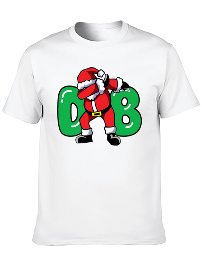 Camiseta Negra Navideña Santa Dab