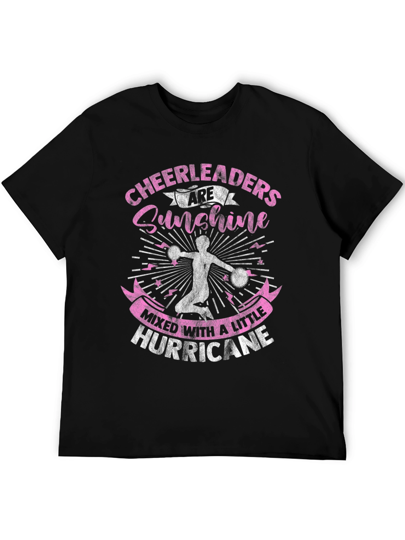 Camiseta Negra Cheerleaders Sunshine Hurricane