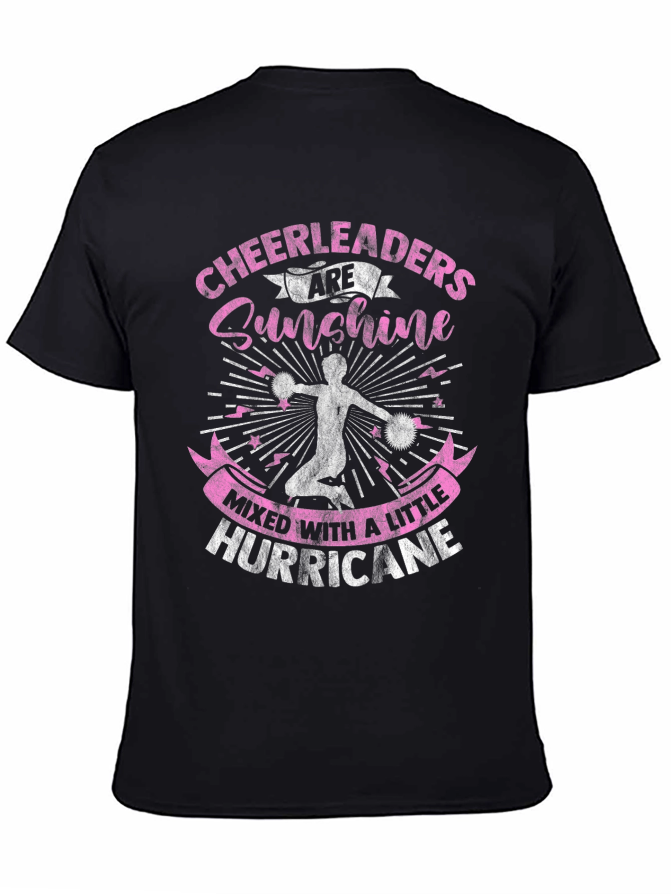 Camiseta Negra Cheerleaders Sunshine Hurricane