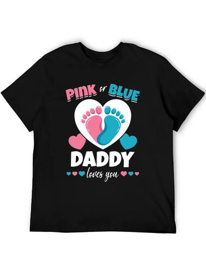 Camiseta de revelación de género para papá