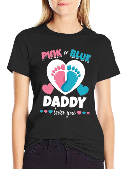 Camiseta de revelación de género para papá