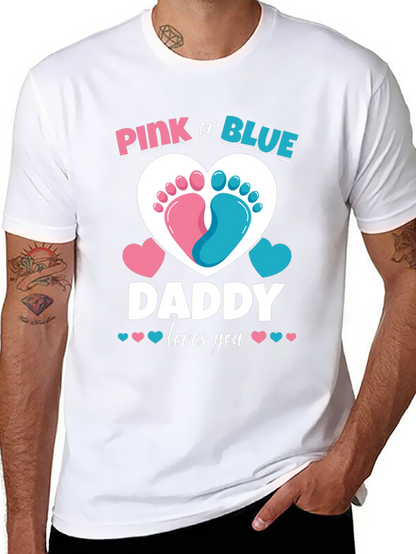 Camiseta de revelación de género para papá