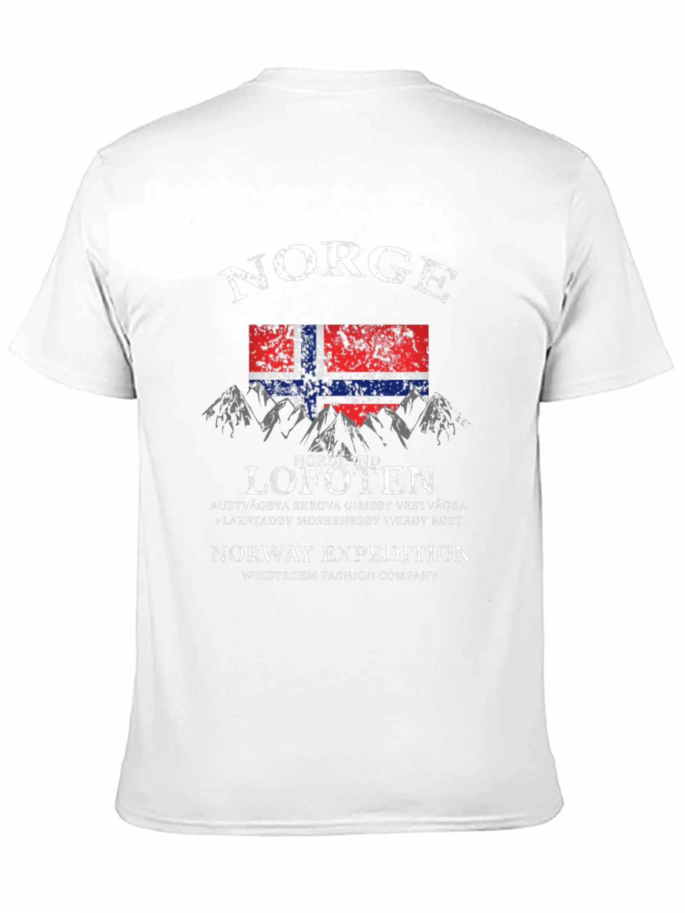 Camiseta Negra Norge Lofoten Expedition