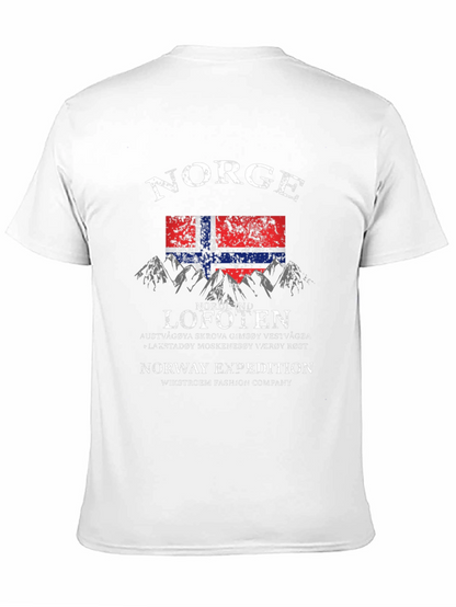 Camiseta Negra Norge Lofoten Expedition
