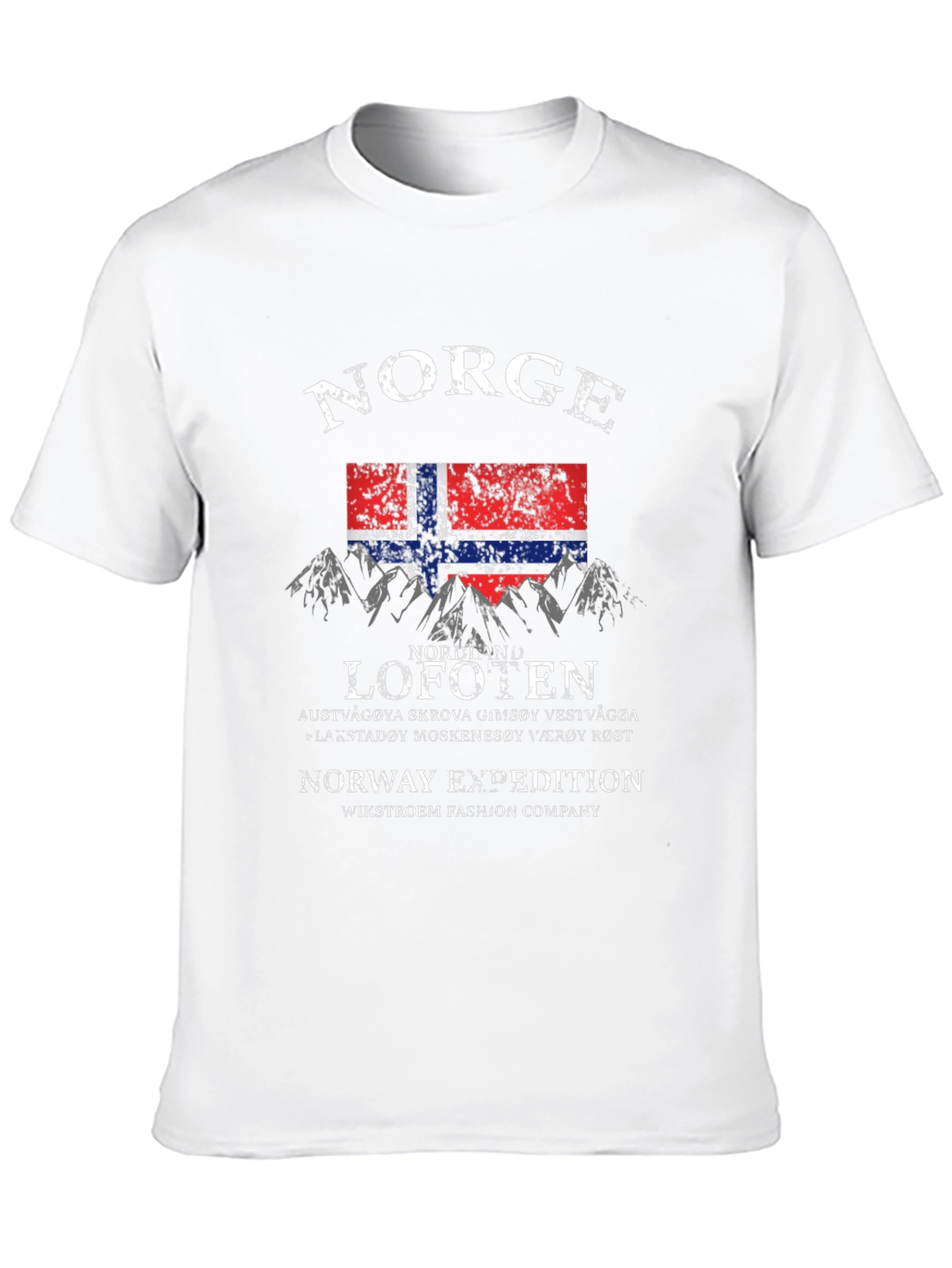 Camiseta Negra Norge Lofoten Expedition