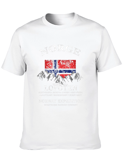 Camiseta Negra Norge Lofoten Expedition