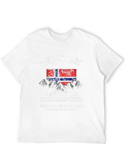 Camiseta Negra Norge Lofoten Expedition