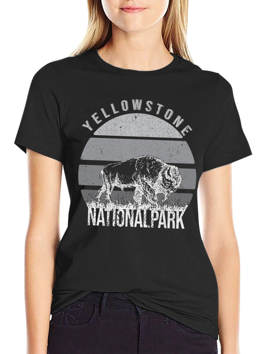 Camiseta Yellowstone National Park Vintage Hombre